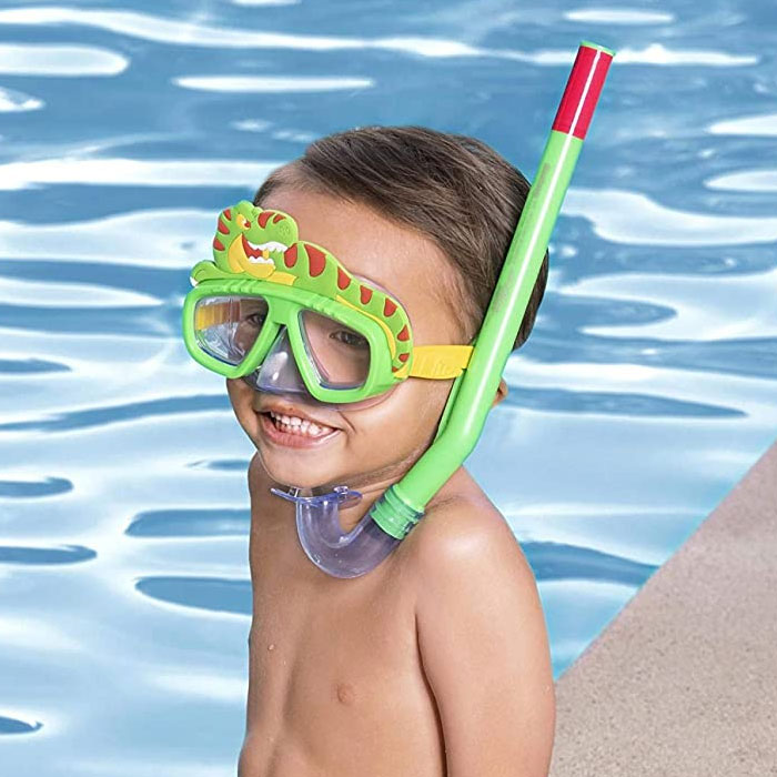 Bestway 24059 Snorkeling Mask With Mouthpiece For Children With Animals, 3+ Years 11 Bestway 24059 Snorkeling Mask With Mouthpiece For Children With Animals, 3+ Years