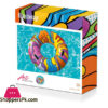 Bestway 36125-19 Inflatable Rubber Ring, Swimming Float With Pop-Art Design, Multi-Colour