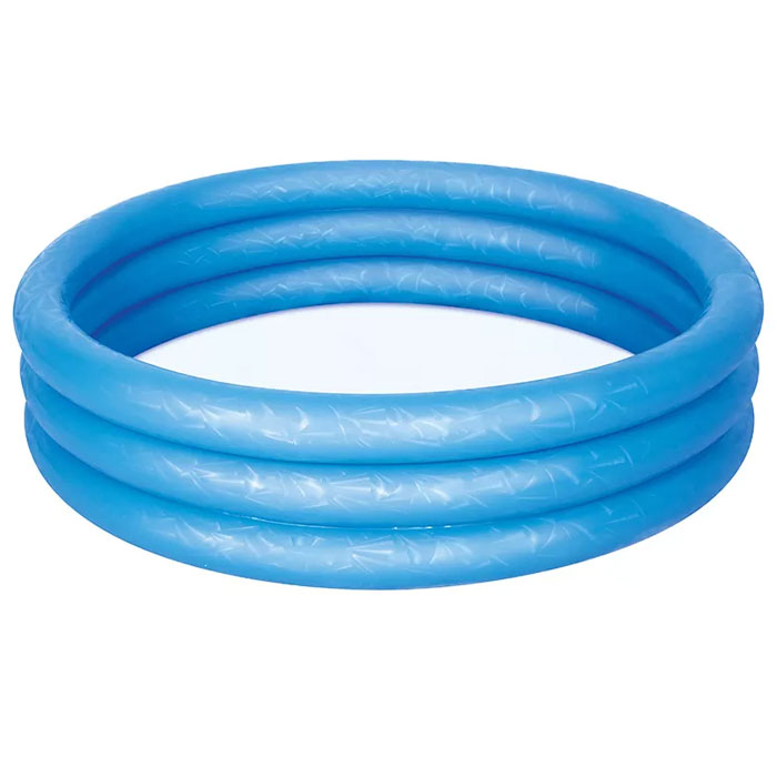 Bestway 51027 Inflatable Swimming Pool 6 Feet Kids Play 3-Ring Pool 72