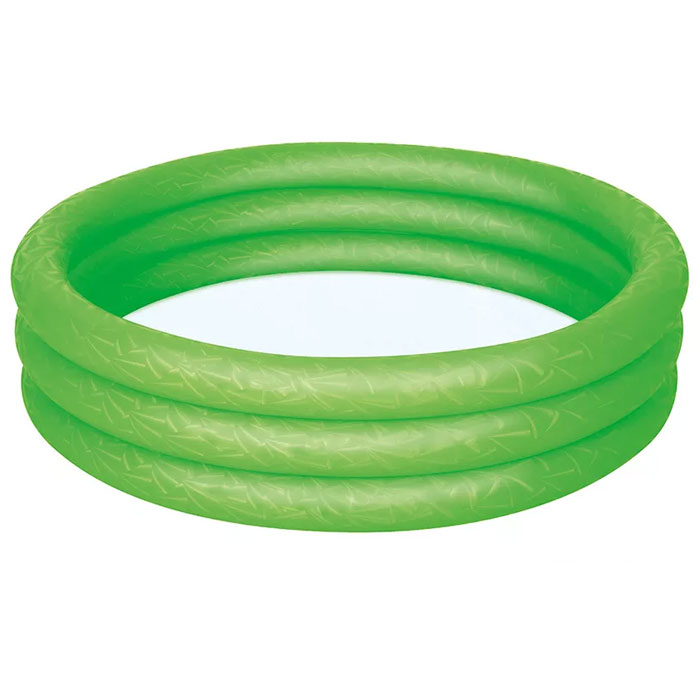 Bestway 51027 Inflatable Swimming Pool 6 Feet Kids Play 3-Ring Pool 72