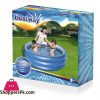 Bestway 51042 Three-Ring Inflatable Swimming Pool - Blue