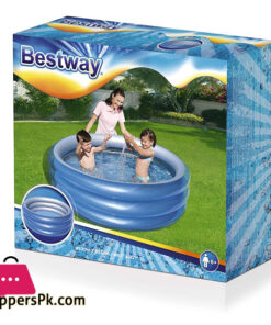 Bestway 51042 Three-Ring Inflatable Swimming Pool - Blue