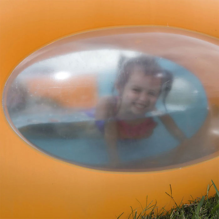 Bestway 51132 Two-Tone Inflatable Kiddie Pool With Windows