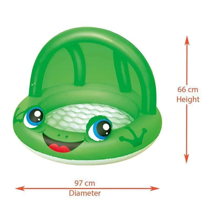 Bestway 52189 Frog Shaped Baby Pool 97 X 66 Cm - Green