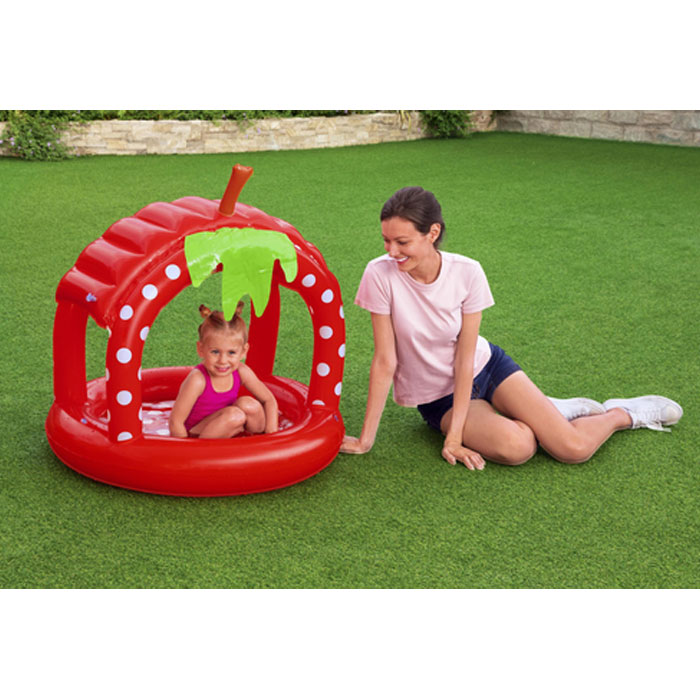 Bestway 52387 Strawberry Baby Pool 91 X 91 X 91Cm