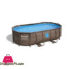 Bestway - 54714 Power Steel Swim Vista Series Oval Frame Pool