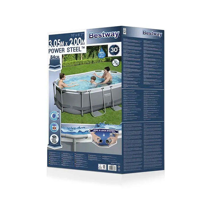 Bestway - 5614A Power Steel Oval Above Ground Pool