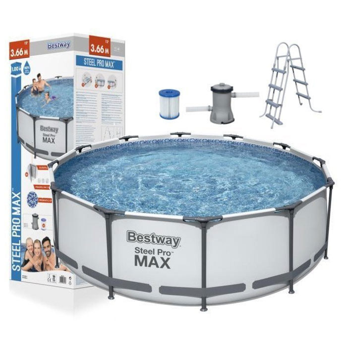 Bestway - 56418 Steel Pro Max Round Above Ground Pool