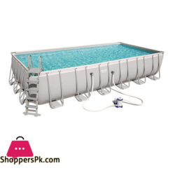 Bestway 56474 Power Steel Above Ground Swimming Pool