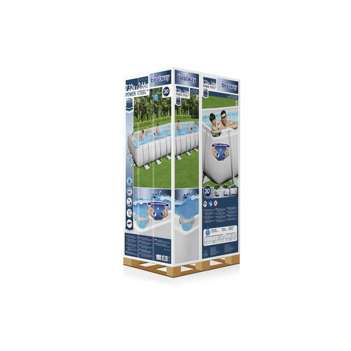 Bestway 56474 Power Steel Above Ground Swimming Pool