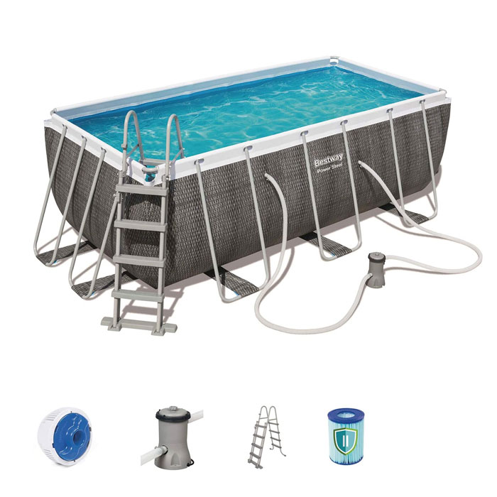 Bestway - 56722 Power Stee Rectangular Outground Pool 7 Bestway - 56722 Power Stee Rectangular Outground Pool