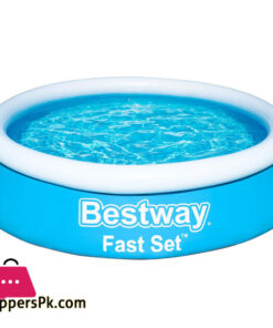 Bestway 57448 Fast Set Expansion Pool With Inflatable Ring 8 Feet x 24 Inch