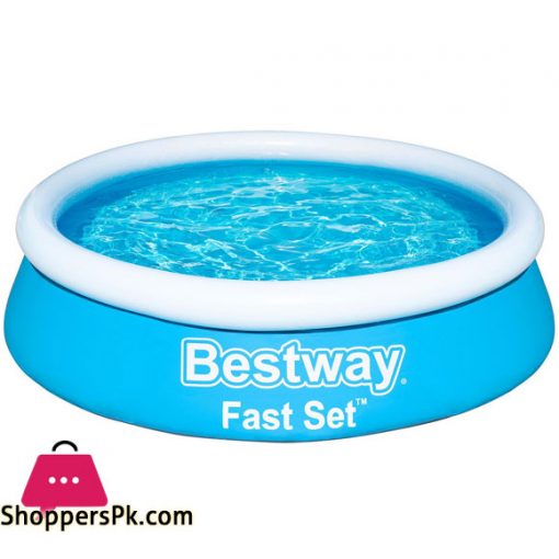 Bestway 57448 Fast Set Expansion Pool With Inflatable Ring 2.44mx 61cm