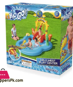 Bestway H2OGO Wild West Play Center Swimming Pool Mini Water Park-53118