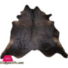 Blackish Brown Natural Cowhide Rug