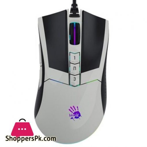 Bloody W90 Max RGB Gaming Mouse | Panda White