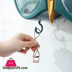 Plastic Wall-Mounted Makeup Organizer, Creative Cosmetics Storage Box, Butterfly