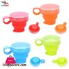 Findking Portable Collapsible Candy Color Silicone Folding Cup Travel Outdoor Hiking Sports Camping Travel Retractable|Folding Cup