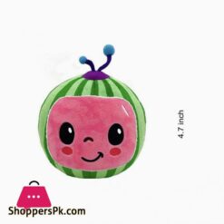 Cocomelon Watermelon Plush Toy, Education Soft Mini Size Watermelon Stuffed Animal Doll, Gift For Boy Girl Baby Christmas Birthday, Family Decor Plushies