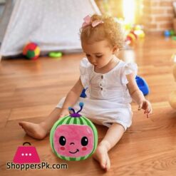 Cocomelon Watermelon Plush Toy, Education Soft Mini Size Watermelon Stuffed Animal Doll, Gift For Boy Girl Baby Christmas Birthday, Family Decor Plushies