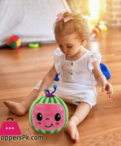 Cocomelon Watermelon Plush Toy, Education Soft Mini Size Watermelon Stuffed Animal Doll, Gift For Boy Girl Baby Christmas Birthday, Family Decor Plushies