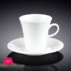 Wilmax Fine Porcelain Coffee Cup &Amp; Saucer 160 Ml - Wl‑993005-Ab