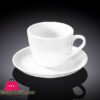Wilmax Fine Porcelain Coffee Cup &Amp; Saucer 110Ml - Wl‑993174-Ab