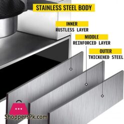 Vevor Commercial Ice Cream Cone Waffle Maker Machine 110V Electric Waffle Cone Machine 1200W Stainless Steel Egg Cone Baker W Non Stick Teflon Coating Temp Time Control For Restaurant Bakeries