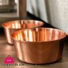 Copper Pital Serving Bowl Brass Serving Katoris - 4 Inch Pack of 2