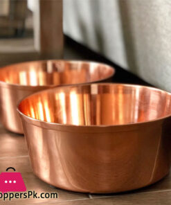Copper Pital Serving Bowl Brass Serving Katoris - 4 Inch Pack of 2