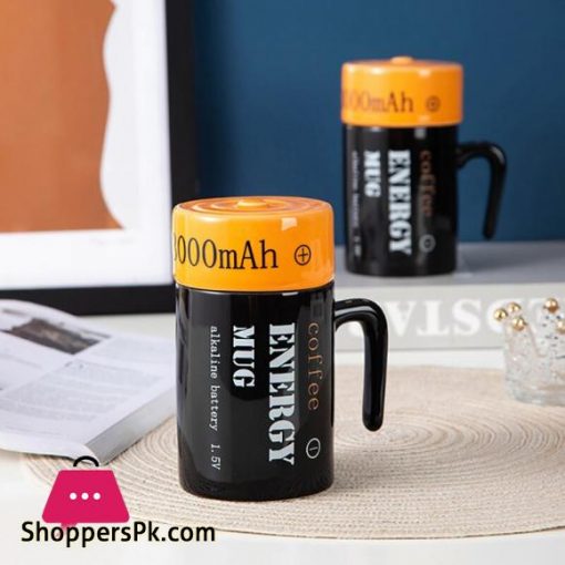 Creative battery modeling mug novel ceramic 3d cup new strange net red water Cup Mugs Coffee Cup|Mugs