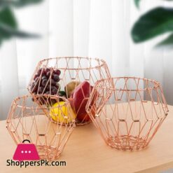 Creative Multifunctional Storage Basket Stainless Steel Household Fruit Tray Simple Telescopic Folding Flower Basket|Storage Trays