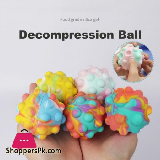 Decompression Vent Toy High Elasticity Hand Finger Toy Push Pop Decompression Ball
