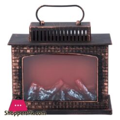 Decorative LED fireplace lamp, LED SP 58, USB, 20*25*11 cm. new year gift, souvenir, fireplace effect, flame effect, christmas|Holiday Lighting