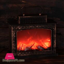 Decorative Led Fireplace Lamp, Led Sp 58, Usb, 20*25*11 Cm. New Year Gift, Souvenir, Fireplace Effect, Flame Effect, Christmas|Holiday Lighting