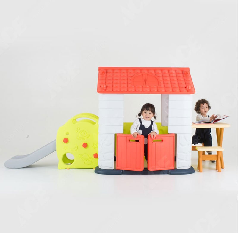 Eduplay Playhouse 4 With Slide Table &Amp; Chair