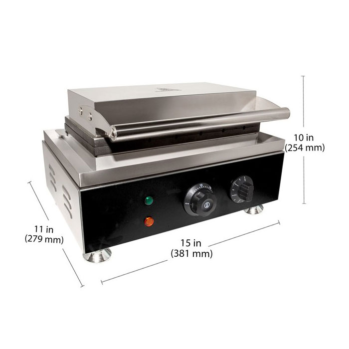 Gorilla Rock Corn Dog Waffle Maker 6 Pieces