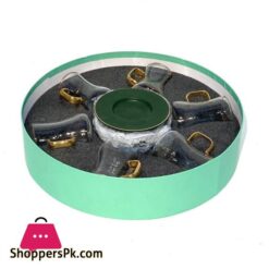 Green Tea Cup &Amp; Saucer Set 6Pcs
