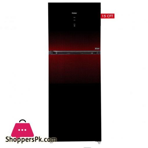 Haier Glass Door HRF-368 IPB / IPR Digital Panel Inverter Refrigerator