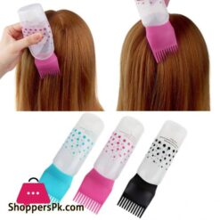 3 Pcs Hot Hair Color Applicator Bottles,Root Comb Applicator Bottle, Hair Dye Bottle Applicator Brush Dispensing Salon Hair Coloring Dyeing (Pink + Blue + Black)