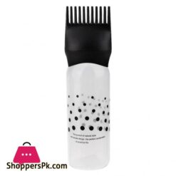 3 Pcs Hot Hair Color Applicator Bottles,Root Comb Applicator Bottle, Hair Dye Bottle Applicator Brush Dispensing Salon Hair Coloring Dyeing (Pink + Blue + Black)