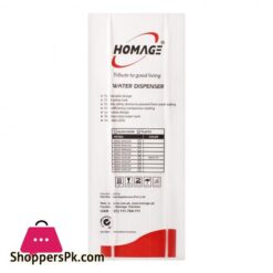 Homage Water Dispenser, White, Hwd-49332