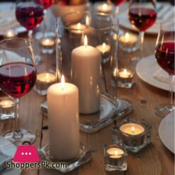 Ikea Glasig Tealight Candle Holder, Clear Glass 5X5Cm/Set Of 5