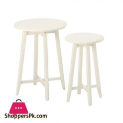 Ikea Kragsta Nest Of Tables, Easy To Place In The Room, Side Tables, Living Room Furniture, Set Of 2, White 7 Ikea Kragsta Nest Of Tables, Easy To Place In The Room, Side Tables, Living Room Furniture, Set Of 2, White