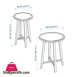 Ikea Kragsta Nest Of Tables, Easy To Place In The Room, Side Tables, Living Room Furniture, Set Of 2, White 9 Ikea Kragsta Nest Of Tables, Easy To Place In The Room, Side Tables, Living Room Furniture, Set Of 2, White