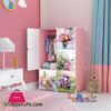 Diy Multipurpose Portable Wardrobe Cabinet Clothes Storage Organizer Almirah - 6 Cubes