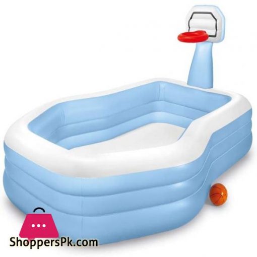 Intex Shootin' Hoops Swim Center Family Pool, for Ages 3+, Multicolor
