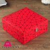 Jewelry Box Pu jewelry "multi colored spider web on red" 10 х24х24 cm baby leather jewelry boxes jewelry boxes|