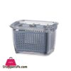 Kitchen Plastic Storage Box Fruit Fresh-Keeping Box Refrigerator Mesh Sieve Storage Organizer Basket Kitchen Tool,S
