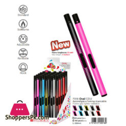 LIT Long Flame Gas Lighter Oval 9-Inch Italy Made -1 Pcs F018